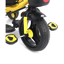 Babyhug Plug & Play Gladiator Tricycle With Parental Push Handle & Cushion Seat - Yellow