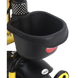 Babyhug Plug & Play Gladiator Tricycle With Parental Push Handle & Cushion Seat - Yellow