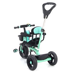 Babyhug Plug & Play Gladiator Tricycle With Parental Push Handle & Cushion Seat - Yellow