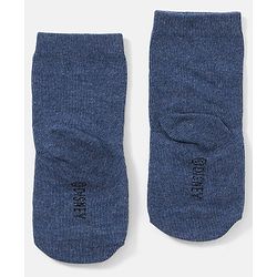 Cutewalk By Babyhug Anti Bacterial Ankle Length Non Terry Socks Mickey Mouse Design Pack of 3 - Navy Blue