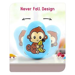 Babyhug Dog Musical Push and Shake Roly Poly| Wobbling Bell Sounds For 0 Months+| Child Safe Material| Gifting Toy| BIS Certified