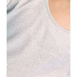 Babyhug Woven Half Sleeves Shimmer Top & Foil Printed Skirt - Pink