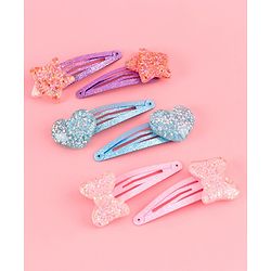 Babyhug Snap Clips Pack of 6 - Multicolor