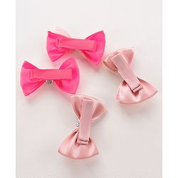 Babyhug Hair Bands and Bow Clips Set of 6 - Multicolour