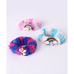 Babyhug Rubber Bands & Scrunchies Sets Free Size- Multicolor
