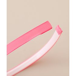 Babyhug Hair Bands With Flower Applique Free Size Pack of 2-  Peach & Purple