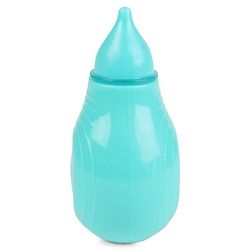 Babyhug 2-in-1 Nasal Aspirator & Ear Syringe for Babies Blue  Soft Tip| Safe | Hygienic | Newborns | BPA Free | Cold Relief | Easy to Clean | Travel Friendly