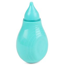 Babyhug 2-in-1 Nasal Aspirator & Ear Syringe for Babies Blue  Soft Tip| Safe | Hygienic | Newborns | BPA Free | Cold Relief | Easy to Clean | Travel Friendly