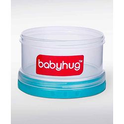 Babyhug Milk Powder Container 4 Racks 75 ml each - Blue Pink Yellow