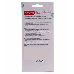 Babyhug Milk Powder Container 4 Racks 75 ml each - Blue Pink Yellow