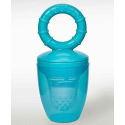 Babyhug 2-in-1 Fruit & Food Nibbler with Mesh and Silicone Sac  | Safe | BPA Free | Baby Feeder | Soft Silicone