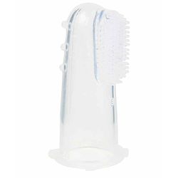 Babyhug Silicone Finger Toothbrush with Protective Case for Babies  Soft Gum Cleaner | BPA Free | For Infant Oral Care