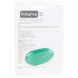 Babyhug Silicone Finger Toothbrush with Protective Case for Babies  Soft Gum Cleaner | BPA Free | For Infant Oral Care