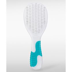 Babyhug Soft Grip Baby Hair Brush and Comb Set for Newborns & Toddlers Blue  | Gentle Scalp Care | Environment Friendly | BPA Free | Round Tip | Soft | Massage| Stimulation