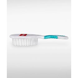 Babyhug Soft Grip Baby Hair Brush and Comb Set for Newborns & Toddlers Blue  | Gentle Scalp Care | Environment Friendly | BPA Free | Round Tip | Soft | Massage| Stimulation
