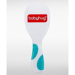 Babyhug Soft Grip Baby Hair Brush and Comb Set for Newborns & Toddlers Blue  | Gentle Scalp Care | Environment Friendly | BPA Free | Round Tip | Soft | Massage| Stimulation