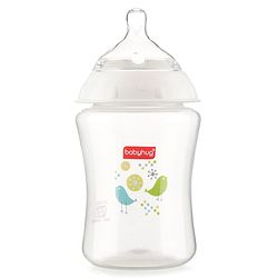 Babyhug Wide Neck Polypropylene  Anti- Colic Feeding Bottle - 250 ml