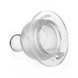 Babyhug Fast Flow Silicone Nipples for Feeding Bottles  Pack of 2 |BPA Free| Soft |Safe | Natural Feel | Silicone