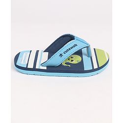 Cute Walk by Babyhug Back Strap Closure Flip Flops - Blue