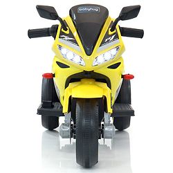Babyhug Battery Operated Three Wheel Mini Bike With Music and Lights - Yellow
