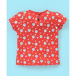 Babyhug 100% Cotton Half Sleeves  Pirate Themed Tee Pack of 3 - Red & White