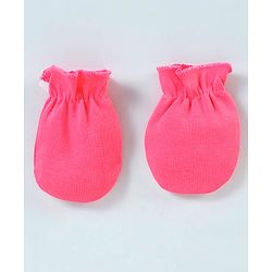 Babyhug 100% Cotton Mittens Pack of 3 - Multicolour