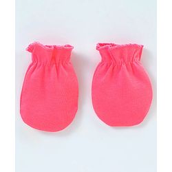 Babyhug 100% Cotton Mittens Pack of 3 - Multicolour