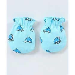 Babyhug 100% Cotton Mittens Pack of 3 - Multicolour