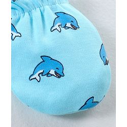 Babyhug 100% Cotton Mittens Pack of 3 - Multicolour