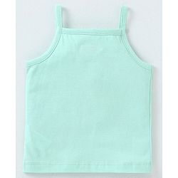 Babyhug 100% Cotton knit Sleeveless Sea Horse & Dot Printed Slips Pack of 3 - Blue Pink & Purple