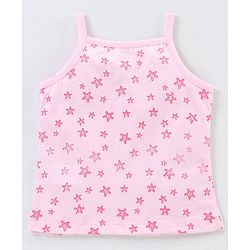 Babyhug 100% Cotton knit Sleeveless Sea Horse & Dot Printed Slips Pack of 3 - Blue Pink & Purple