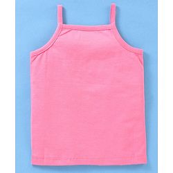 Babyhug 100% Cotton Sleeveless Striped Slips Floral Print Pack of 3 - Red & Pink