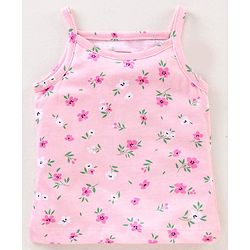 Babyhug 100% Cotton Knit Sleeveless Slips Duck Print Pack of 3 - Blue & White