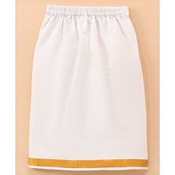 Babyhug Half Sleeves Shirt & Mundu Set - Orange