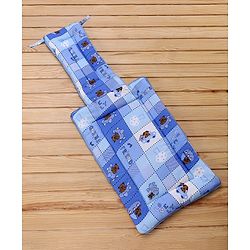 Babyhug Cotton lovely Friends Print Sleeping Bag - Blue