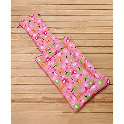 Babyhug Cotton Jungle Safari Print Sleeping Bag - Pink