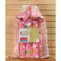 Babyhug Cotton Jungle Safari Print Sleeping Bag - Pink