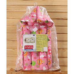Babyhug Cotton Jungle Safari Print Sleeping Bag - Pink