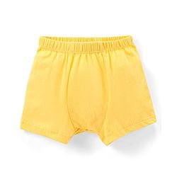 Babyhug 100% Cotton Briefs Pack of 3 Squirrel Print - Yellow & Blue