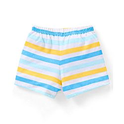 Babyhug 100% Cotton Briefs Pack of 3 Squirrel Print - Yellow & Blue