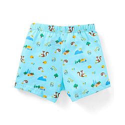 Babyhug 100% Cotton Briefs Pack of 3 Squirrel Print - Yellow & Blue