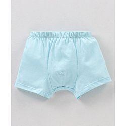 Babyhug 100% Cotton Striped & Teddy Print Briefs Pack of 3 - Turquoise Green & Orange