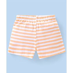 Babyhug 100% Cotton Briefs Stripes & Dino Print Pack of 3- Blue & White