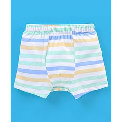Babyhug 100% Cotton Briefs Crab Print Pack of 3 - Blue