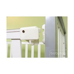 Babyhug Chester 3 in 1 Rocking Cot Cum Junior Bed With Mattress - White