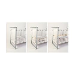 Babyhug Chester 3 in 1 Rocking Cot Cum Junior Bed With Mattress - White