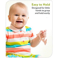 Babyhug Snail And Hippo Shaped Teether - Beige