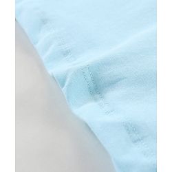 Babyhug 100%Cotton Knit Half Sleeves Top Star Melon Graphic Print - Blue