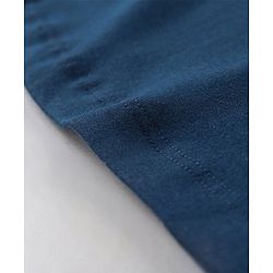 Babyhug 100% Cotton Knit Half Sleeves Top Text Graphics Print - Navy