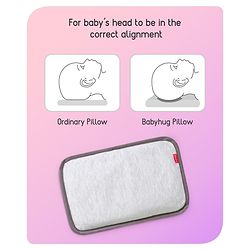 Babyhug Rai Pillow With Lavender Essential Oil- White Melange